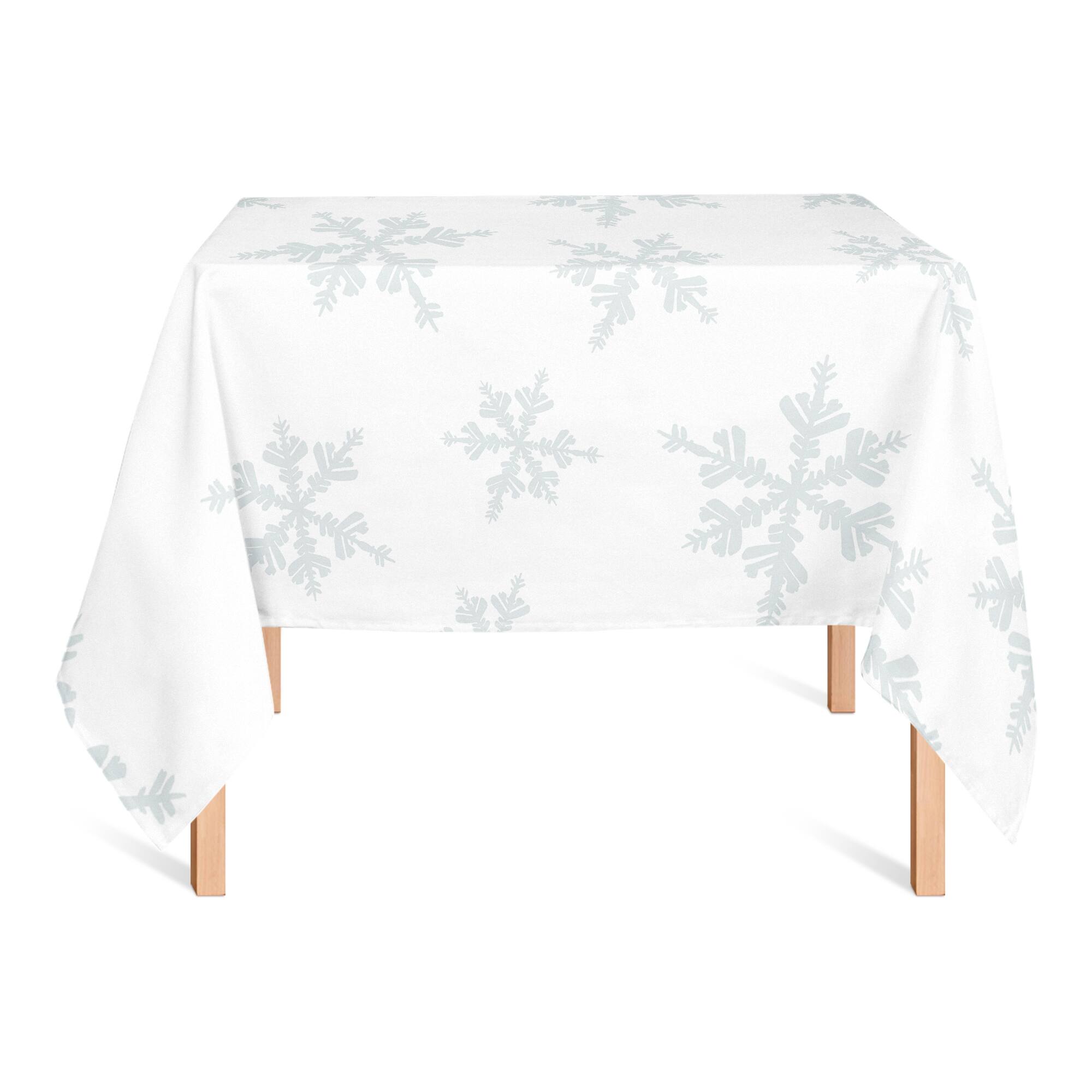 Snowflake Pattern 58" x 58" Tablecloth